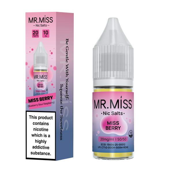 Mr.Miss Nic Salt E-Liquid 10ML | 4 for £10