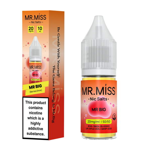 Mr.Miss Nic Salt E-Liquid 10ML | 4 for £10
