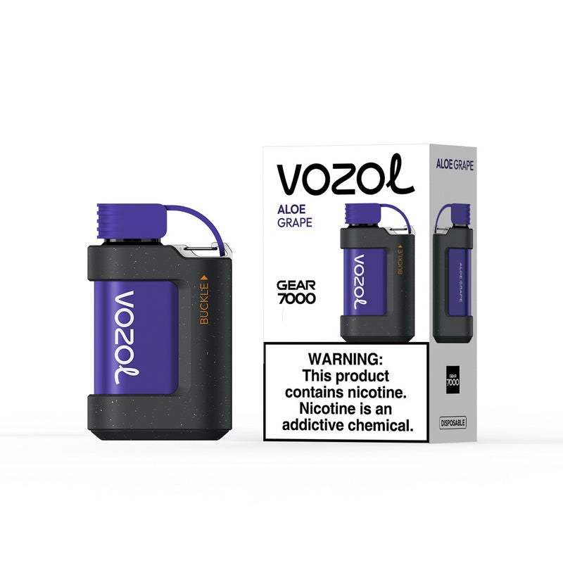 Vozol Gear 7000 Disposable Vape - Aloe Grape