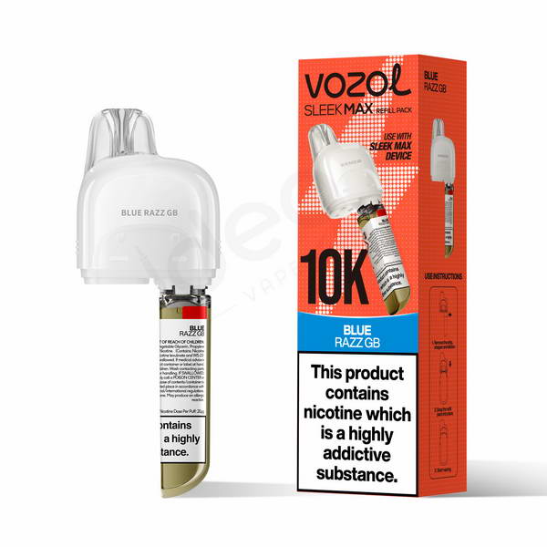 Vozol Sleek Max 10K Refill Pod | 15 Flavours