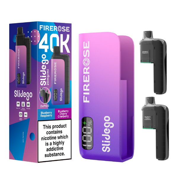 Elux FireRose Slidego 40K Pod Kit | 40000 Puffs | £10