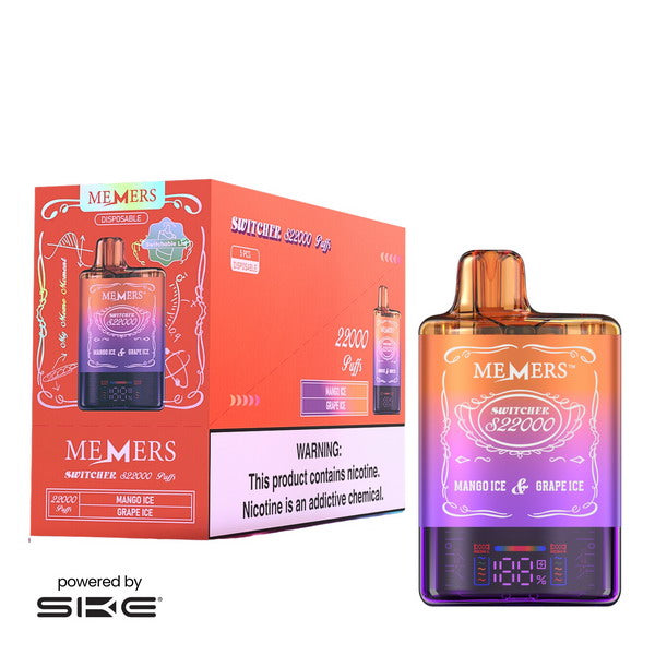 Box of 10 Memers Switcher S22000 Vape | Dual Flavour | from £7 each
