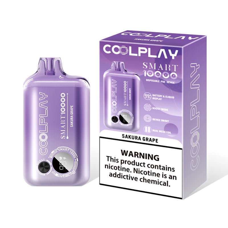 Coolplay Smart 10000 Disposable Vape Kit - Sakura Grape | Idea Vape