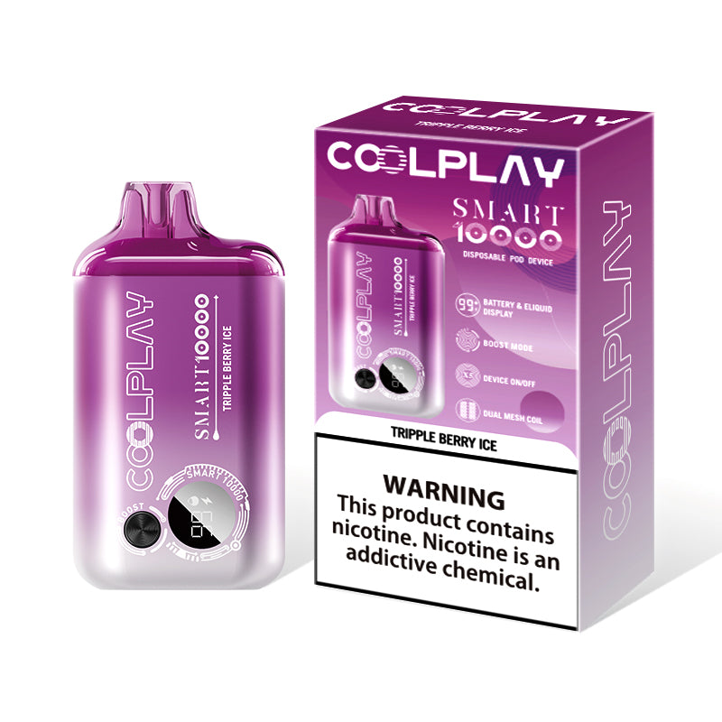 Coolplay Smart 10000 Disposable Vape Kit - Triple Berry Ice | Idea Vape