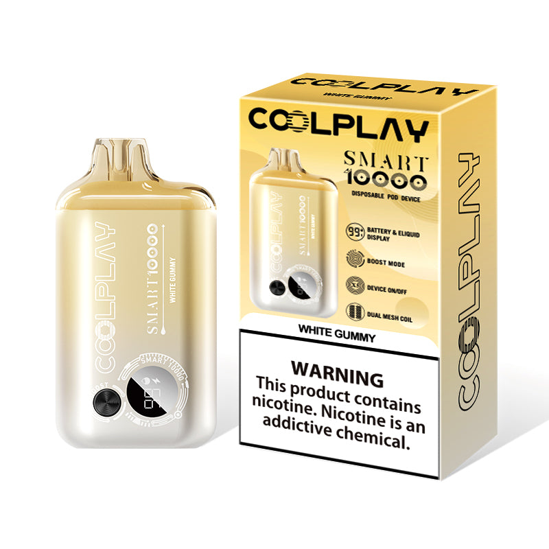 Coolplay Smart 10000 Disposable Vape Kit - White Gummy | Idea Vape
