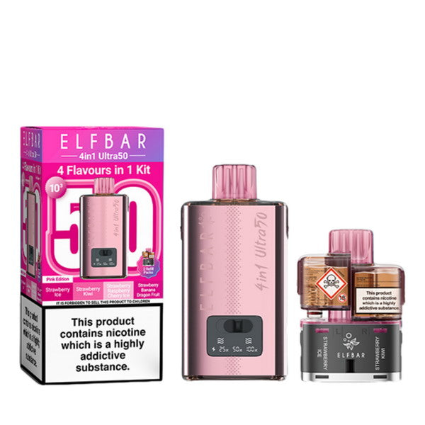 ELF Bar 4-in-1 Ultra 50 Prefilled Pod Kit | 50,000 Puffs | from £10