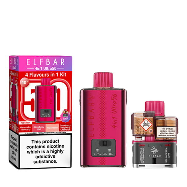 ELF Bar 4-in-1 Ultra 50 Pod Kit | 50,000 Puffs | Idea Vape