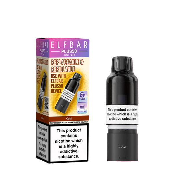 ELF BAR Plus 50 Refill Pod | £5/ PCS | Next Day Delivery