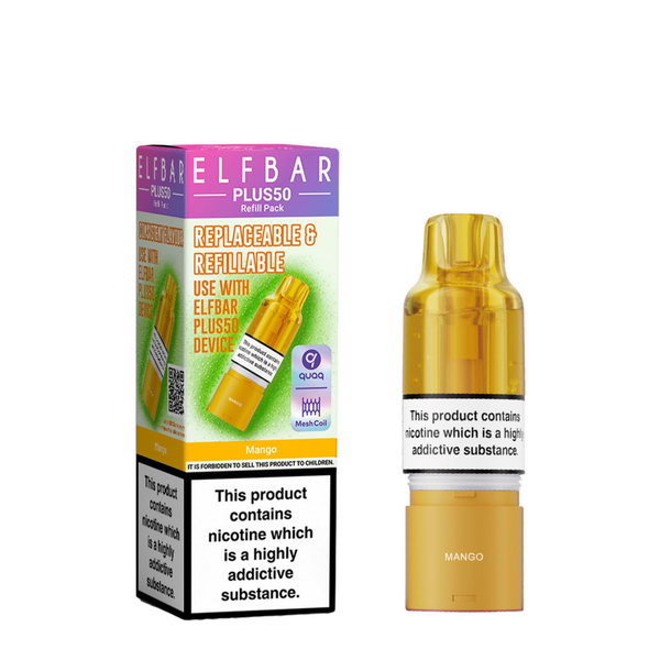 ELF BAR Plus 50 Refill Pod | £5/ PCS | Next Day Delivery