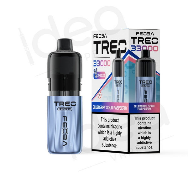 Feoba Treo 33000 Puffs Vape Kit | 25 Flavours | Blueberry Sour Raspberry