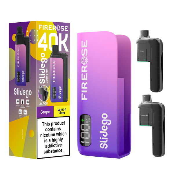 Elux FireRose Slidego 40K Pod Kit | 40000 Puffs | £10