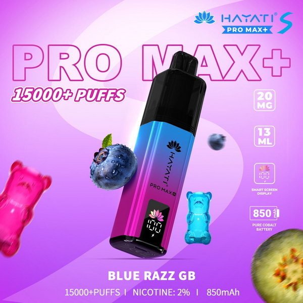 HAYATI Pro Max Plus S 15000 Puffs Vape | £9