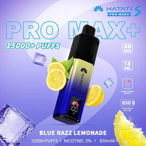 HAYATI Pro Max Plus S 15000 Puffs Vape | 25 Flavours