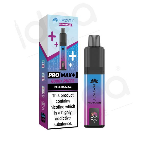 HAYATI Pro Max Plus 6000 Prefilled Pod Kit | 30 Flavours