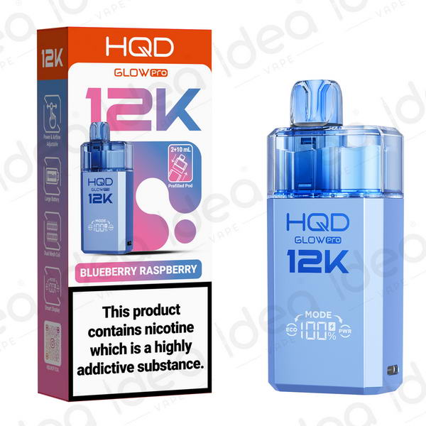 HQD Glow Pro 12K Vape Kit | from £6