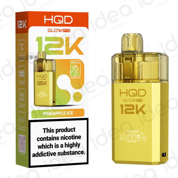 HQD Glow Pro 12K Vape Kit | Pineapple Ice
