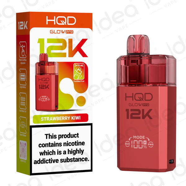 HQD Glow Pro 12K Vape Kit | from £6