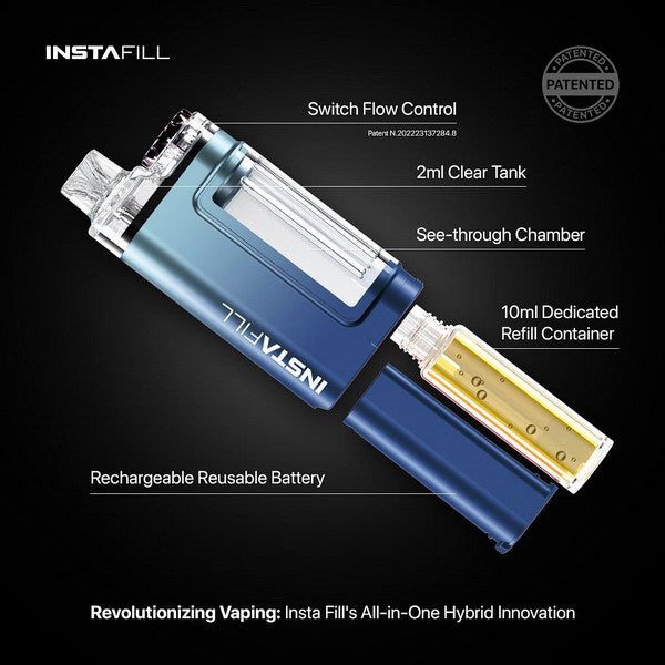 Instafill 3500 Refillable Disposable Vape Kit | Idea Vape