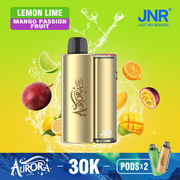 JNR Aurora 30K Pod Vape Kit | 15 Flavours | Dual Pods