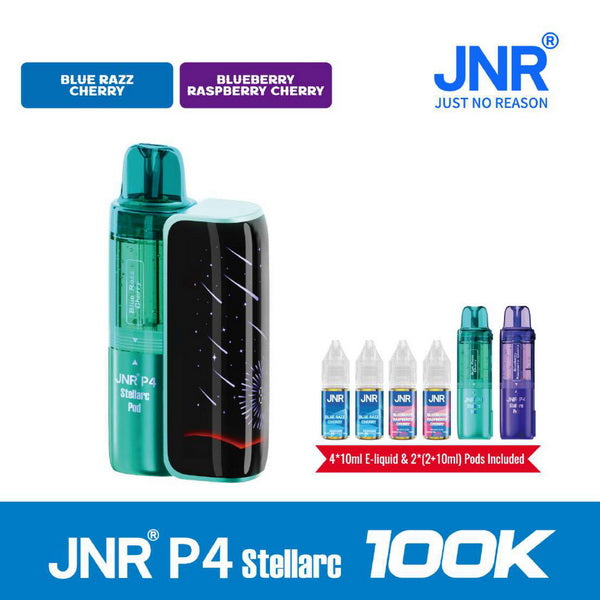 JNR P4 Stellarc 100K Puffs Vape Kit | 15 Flavours | from £11.99