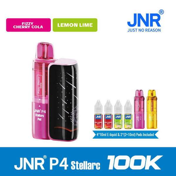 JNR P4 Stellarc 100K Puffs Vape Kit | 15 Flavours | from £11.99