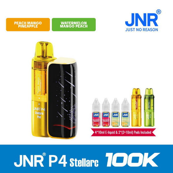 JNR P4 Stellarc 100K Puffs Vape Kit | 15 Flavours | 64ml Capacity