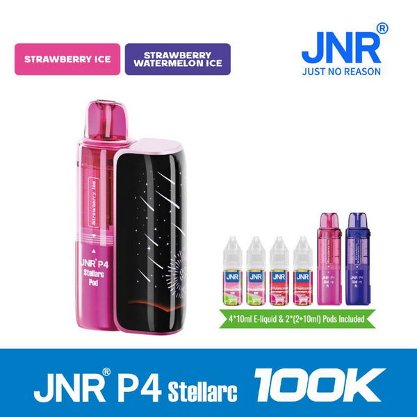 JNR P4 Stellarc 100K Puffs Vape Kit | 15 Flavours | 64ml Capacity