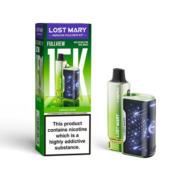 Lost Mary Nera 15K Puffs Fullview Pod Kit | from £8.99