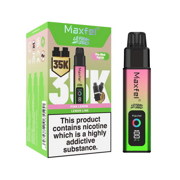 Maxfel Ultra Pro 35K Vape Kit | 35000 Puffs | £9
