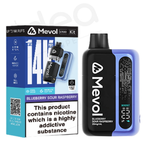 Mevol S7000 14K Puffs Prefilled Vape Kit | Only £7