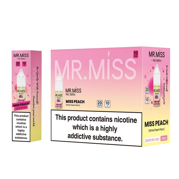 Mr.Miss Nic Salt E-Liquids | 10 PCS