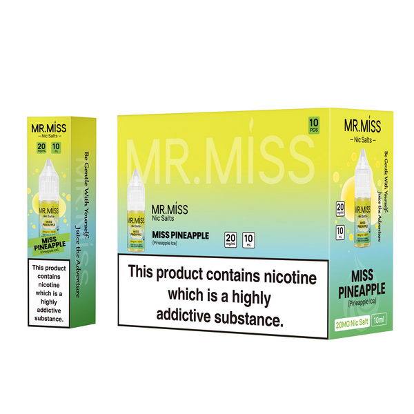 Mr.Miss Nic Salt E-Liquids | 10 PCS