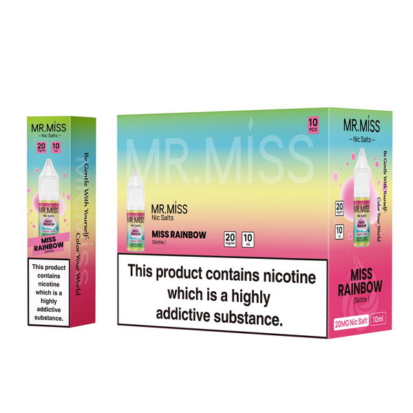 Mr.Miss Nic Salt E-Liquids | 10 PCS