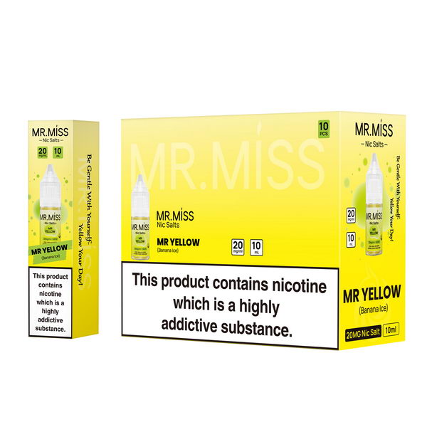 Box of 10 Mr.Miss Nic Salt E-Liquids
