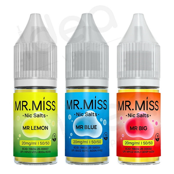 Mr.Miss Nic Salt E-Liquid 10ML | 5 for £10