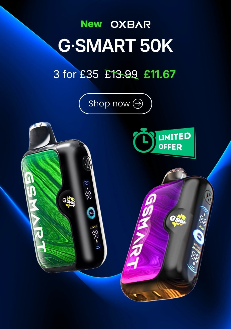 OXBAR GSMART 50K Vape - 15 Flavours