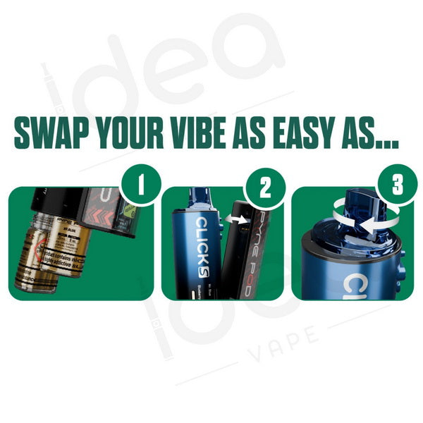 PYNE Pod Click S 30K Refill Pods | Dual Flavour