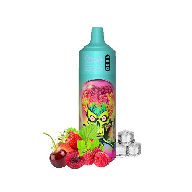 RandM Tornado 9000 Disposable Vape Kit - Strawberry Raspberry Cherry Ice | Idea Vape