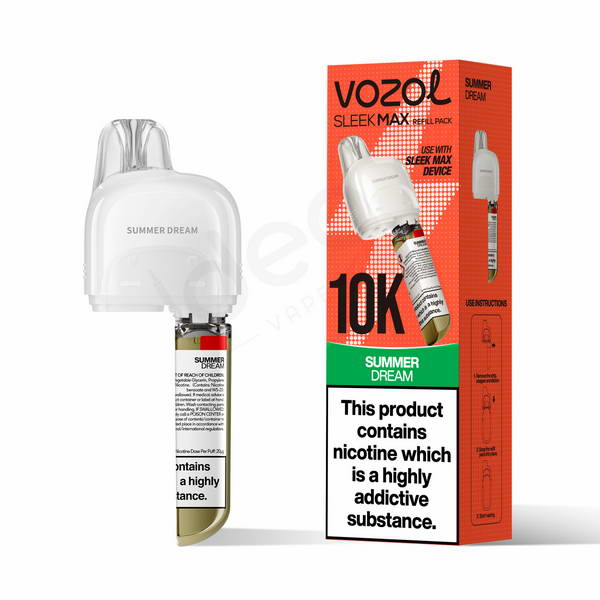 Vozol Sleek Max 10K Refill Pack 'Summer Dream'