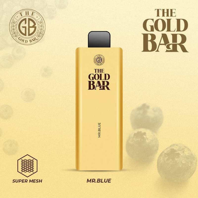 The Gold Bar 4500 Disposable Vape Kit - Mr Blue | Idea Vape