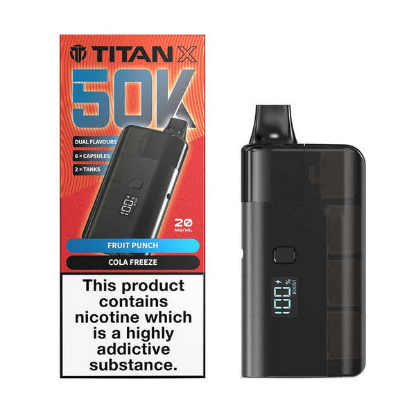 Titan X 50K Prefilled Pod Kit | 50000 Puffs | £10