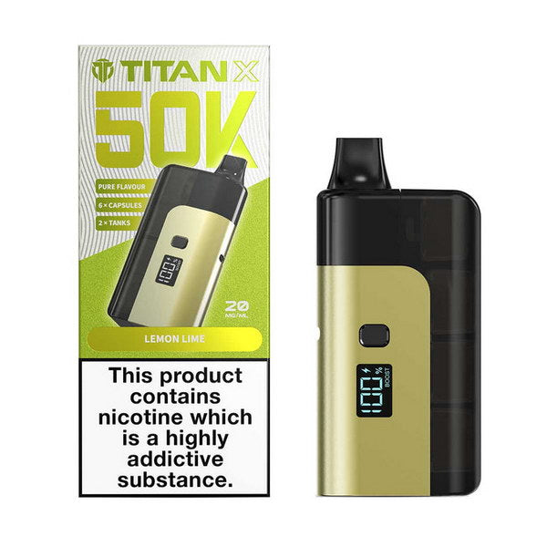 Titan X 50K Prefilled Vape Kit | 15 Flavours | 1000mAh