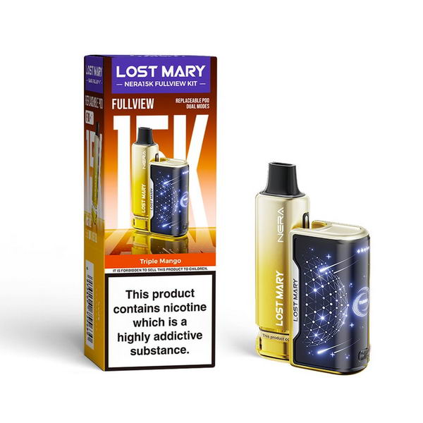 Lost Mary Nera 15K Puffs Fullview Pod Kit | from £8.99