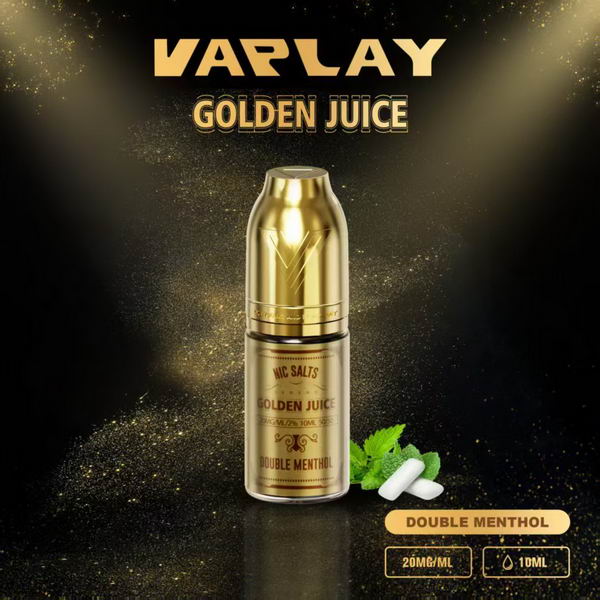 Vaplay Golden Juice Nic Salt E-liquid 10ML | from £1.99