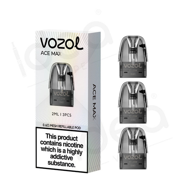 Vozol Ace Max Vape Kit Refill Pods | 3-Pack | 5 - IDEA VAPE Vozol Ace Max Vape Kit Refill Pods | 3-Pack | 5 - IDEA VAPE