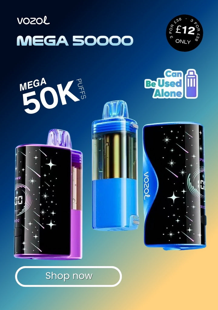 Shop Vozol Mega 50K Puffs Vape - £11 /kit
