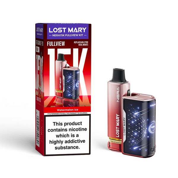 Lost Mary Nera 15K Puffs Fullview Pod Kit | from £8.99