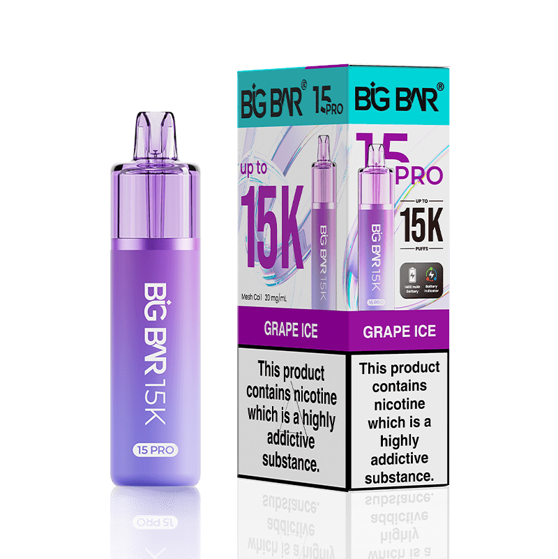 Big Bar 15K Pro Prefilled Pod Kit | 1400 mAh