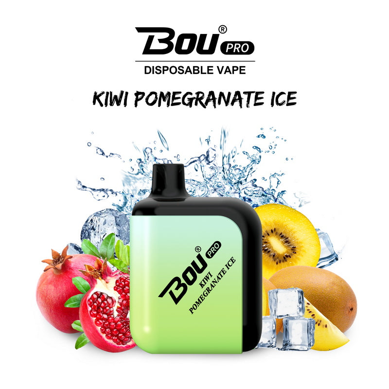 Bou Pro 7000 Disposable Vape Kit - Kiwi Pomegranate lce - Idea Vape