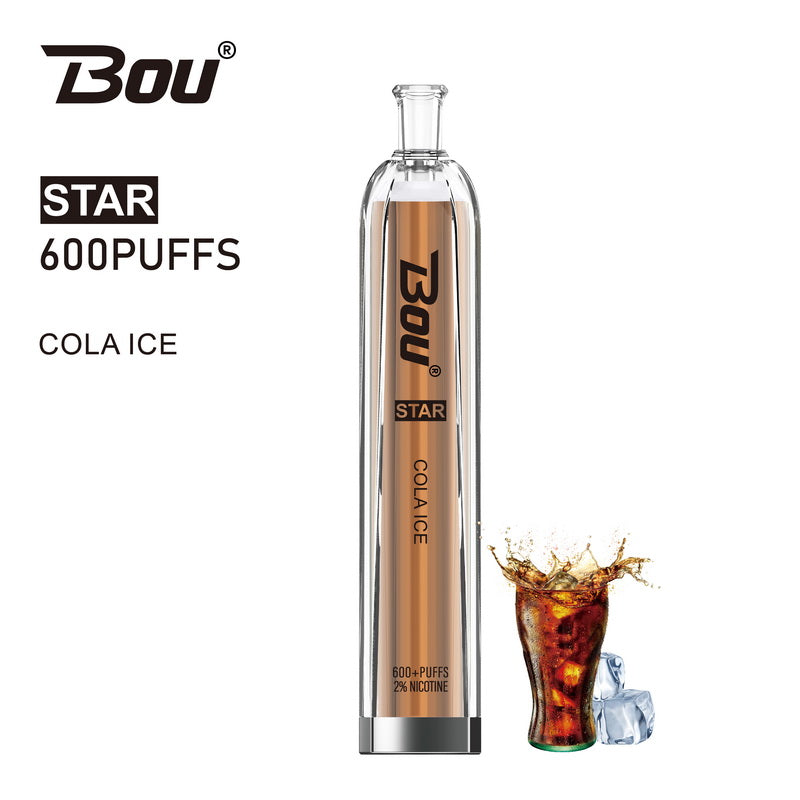 Bou Star 600 Disposable Vape Kit - Cola Ice - Idea Vape